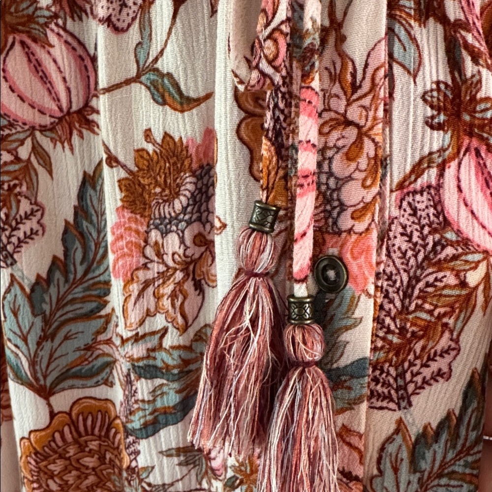 Knox Rose Women’s Multicolor Floral Short Sleeve Maxi Dress - Picture 11 of 13